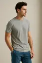 Classic Grey Regular Fit T-Shirt