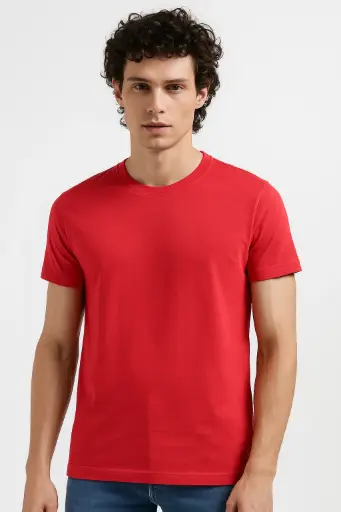 Classic Red Regular Fit Tshirt 